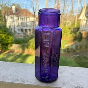 Vintage Pin money pickle jar